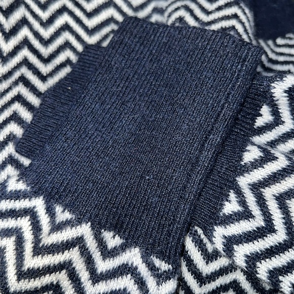 J.CREW BUTTON MOCKNECK SWEATER HERRINGBONE SIZE SMALL - Picture 8 of 9